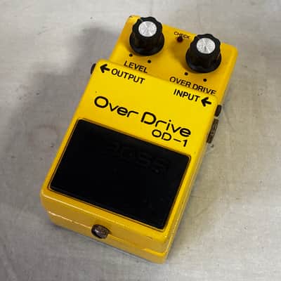Boss OD-1 Over Drive Metal Screw JRC 4558D CHIP Made in Japan image 1