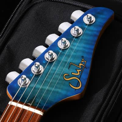 Suhr JE Line Standard Plus MH Bahama Blue Burst Roasted Maple Neck [83898] (06/15) image 12