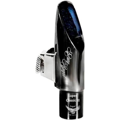 Sugal Super Classic III Black Hematite Alto Sax Mouthpiece Regular 7* image 1