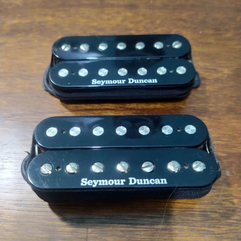 Seymour Duncan SH-14 Custom 5™ / SH1n ’59 Model™ 7-String Humbucker Set - Black image 1