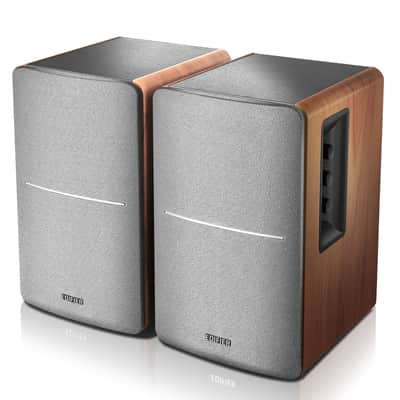 Edifier R1280DB Powered Bluetooth Bookshelf Speakers - Optical Input - Wood image 2