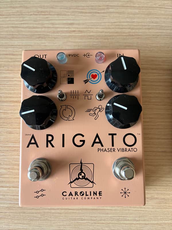 Caroline Guitar Company Arigato Phaser / Vibrato 2022 - Present - Peach image 1