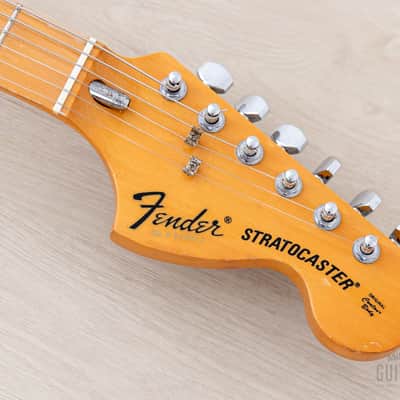 1984 Fender Stratocaster ‘72 Vintage Reissue ST72-55 Olympic White E-Serial, Japan MIJ Fujigen image 4