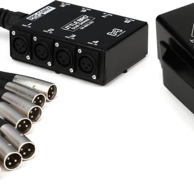 Hosa Little Bro' 8x0 Sub Snake - 50 foot  Bundle with Behringer P2 Ultra-Compact Personal In-Ear Monitor Amplifier image 1