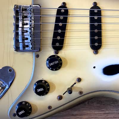 1979 Fender Stratocaster Hardtail Antigua Burst Finish Electric Guitar with Hardshell Case image 3