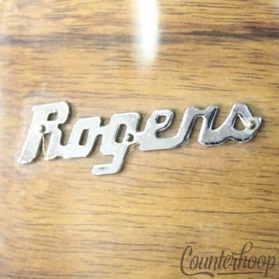 Rogers 14x10"Koa Tom Drum Powertone Machined MT Swivomatic USA Vintage 70s 9/72 image 2