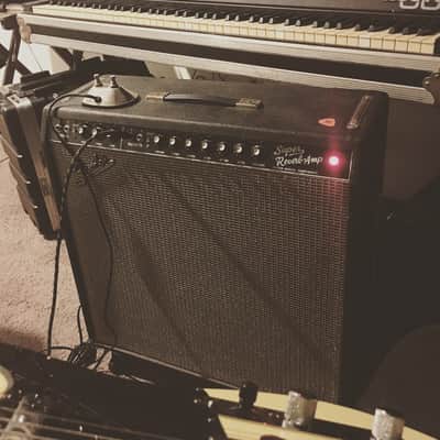Fender 1970 Super Reverb Blackface 2-Channel 40-Watt 4x10" Guitar Combo image 1