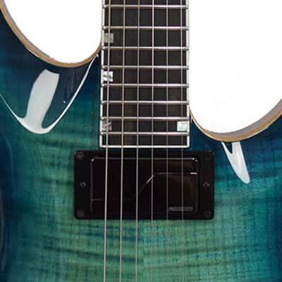 ESP USA Horizon-II FM FSM Aqua Marine Sunburst image 7