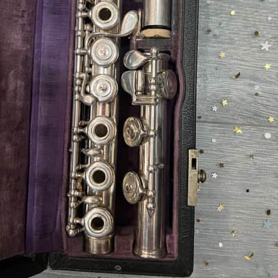 L.L. Lebret, Paris, France. Des Conservatoires Déposé Flute 1906 - Silver image 7