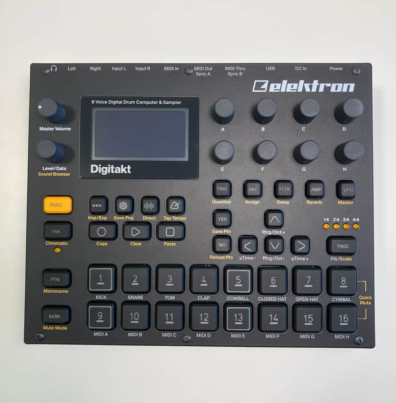 Elektron Digitakt 2017 - 2024 - Black image 1