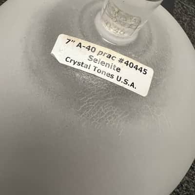 Crystal Tones 7” A-40 Selenite Practitioner singing bowl *FREE SHIPPING* image 3