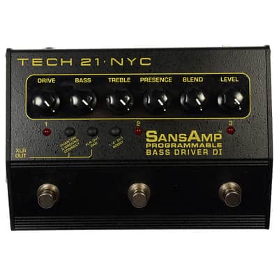 Tech 21 SansAmp 3-Channel Programmable Bass Driver DI image 1