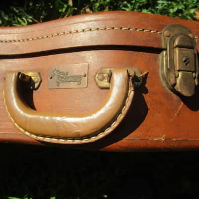 Gibson ES-140 & LG-2 3/4 Lipton Guitar Case, 1950's, Rare image 4