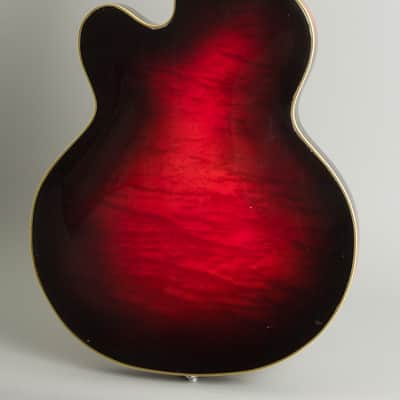 Mosrite /Gretsch Country Gentleman Custom Thinline Hollow Body Electric Guitar, c. 1959, period black hard shell case. image 4