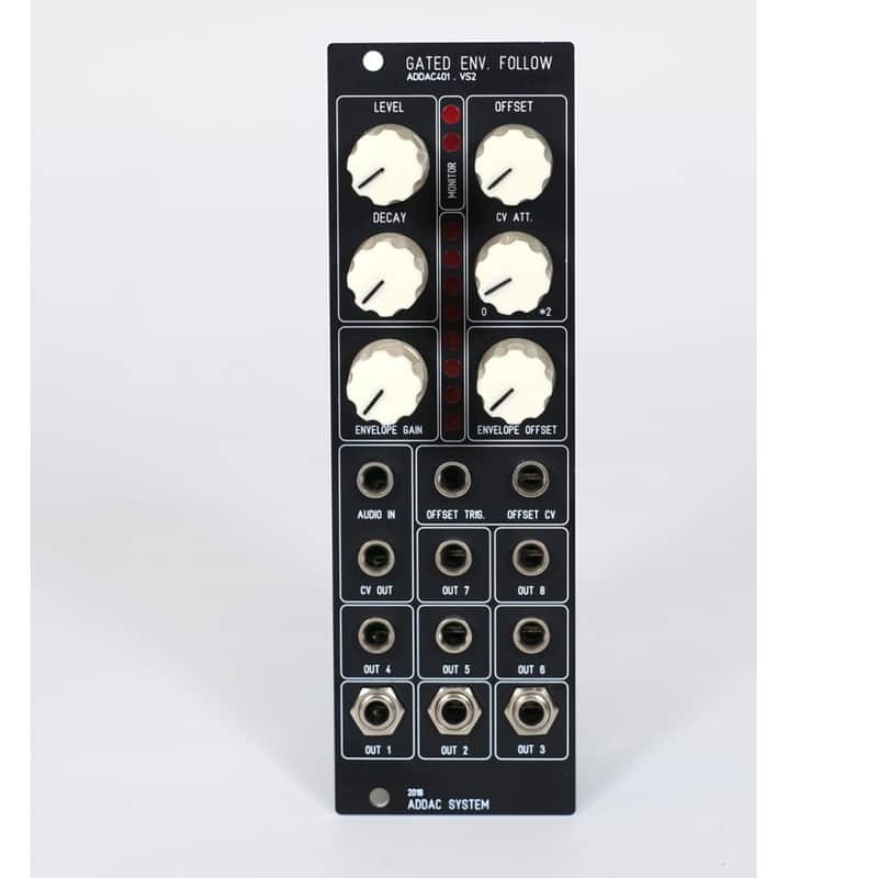 ADDAC System ADDAC401.VS2 GATED ENVELOPE FOLLOWER VS2 - Red OR Black image 1