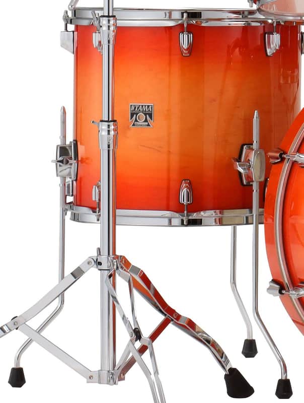 Tama 1B-CLF16A-TLB Superstar Classic Floor Tom 16 - Tangerine Lacquer Burst – B-Stock image 1