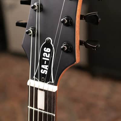 EVH SA-126 Standard Semi-Hollow Electric Guitar - Satin Vintage White image 5