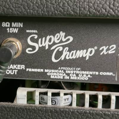 Fender Super-Champ X2 15-Watt 1x10 Tube Guitar Amplifier image 5