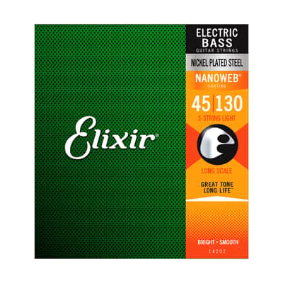 14202 Nanoweb 45/130 Bass Light 5-String Elixir image 7