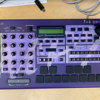 E-MU Systems MP-7 Command Station 128-Voice Synthesizer 2001 - Purple / Black