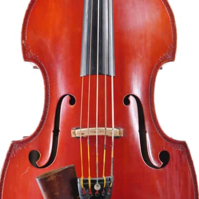 Five String Pöllmann Double Bass 1974 – E.M. Poellmann Contrabass, LH image 1