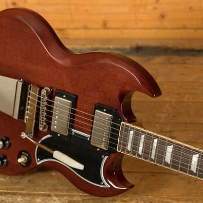 Epiphone Inspired By Gibson Custom 1964 SG Standard w/Maestro Vibrola Reissue | Cherry Red image 5