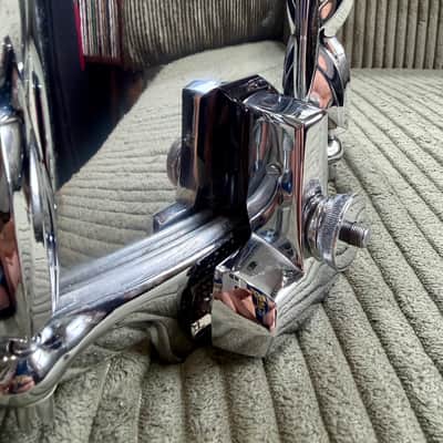 Vintage Premier 2000 Flo-Beam 5x14 Snare Drum — Chrome Over Aluminium (COA), Made in England (Video Demo) image 6