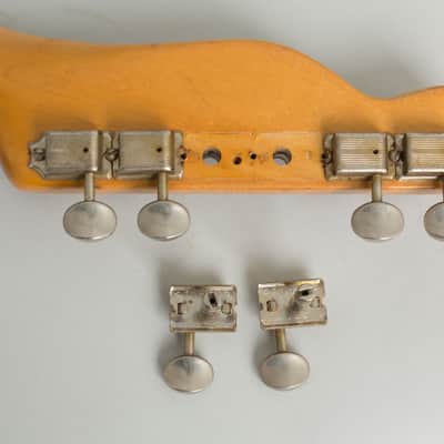 Fender Telecaster Solid Body Electric Guitar (1952), ser. #0691, original brown hard shell case. image 22