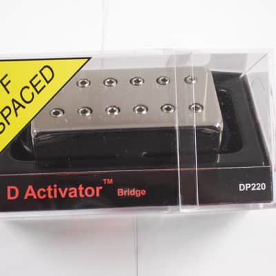 DiMarzio F-spaced D Activator Bridge Humbucker W/Nickel Cover DP 220
