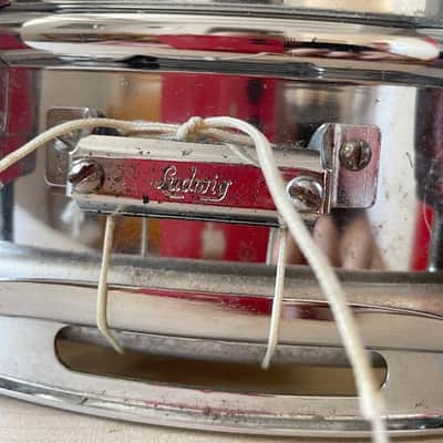Ludwig LM400 Supraphonic 5x14 1966 Vintage Snare Drum image 7