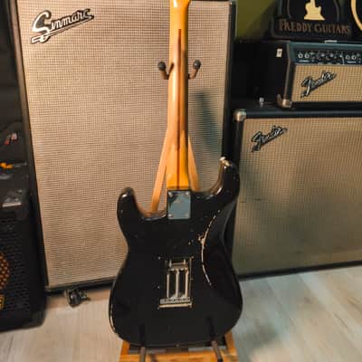 Fender Strat 1972 neck Black Refin non original Body with '68 Fender Custom Shop pick ups Player's grade image 20