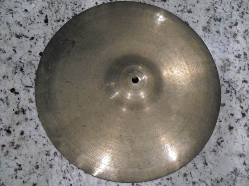 13" Vintage 30s First/Second Stamp Avedis Zildjian HiHat Hi Hat Cymbal 545g image 1