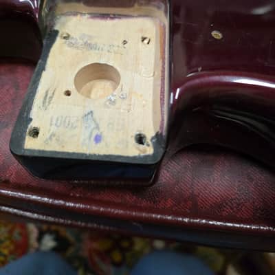 Fender Stratocaster Body Humbucker Neck Route Mexico 2001 image 11