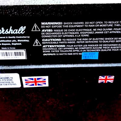 Marshall MG series CD AMP 40 WATTS 2008 - Black Tolex image 8