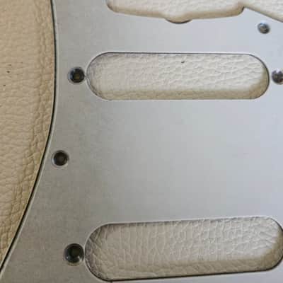 Fender Stratocaster Aged Relic 3 ply Pickguard Parchment 62 59-62 image 5