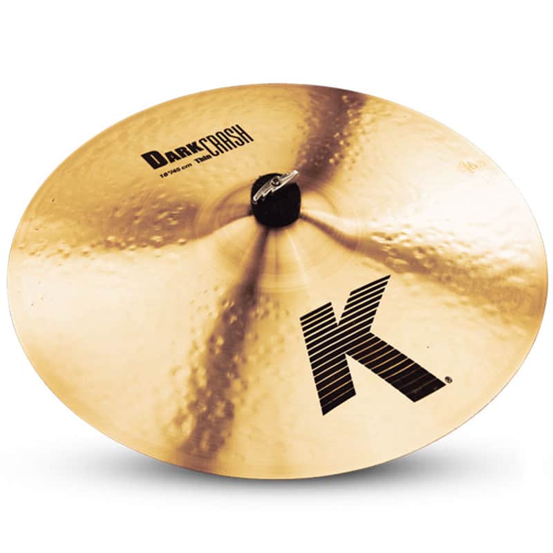 Zildjian 18" K Dark Crash Thin Cymbal image 1