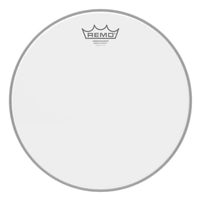 Remo - BA-0212-00- - Batter, Ambassador, Smooth White, 12" Diameter image 2
