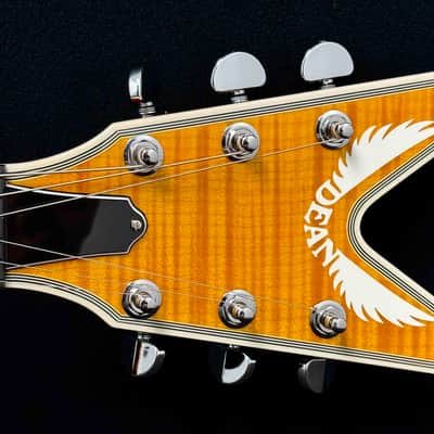 Dean - USA - Cadillac - Flame Top - Trans Amber - w/OHSC - Call for Best Price !!! image 10