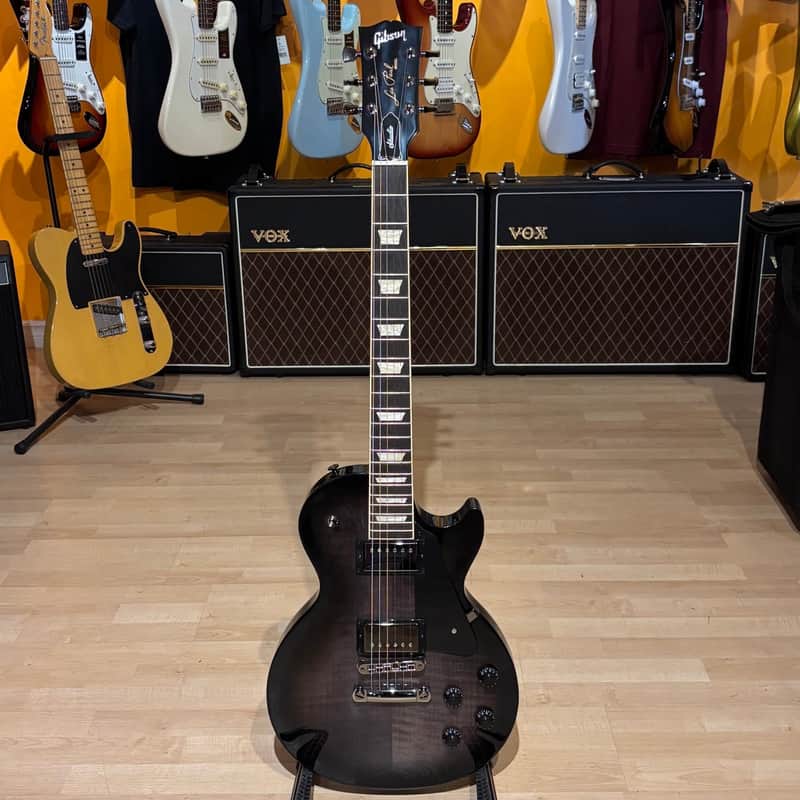 Gibson Les Paul Studio Session Electric Guitar with Softshell Case - Translucent Ebony Burst