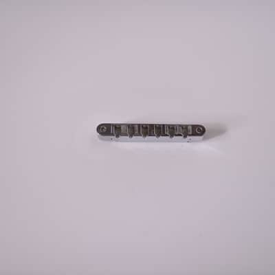 Gibson ABR-1 Tune-O-Matic Bridge with No Saddles Chrome image 4