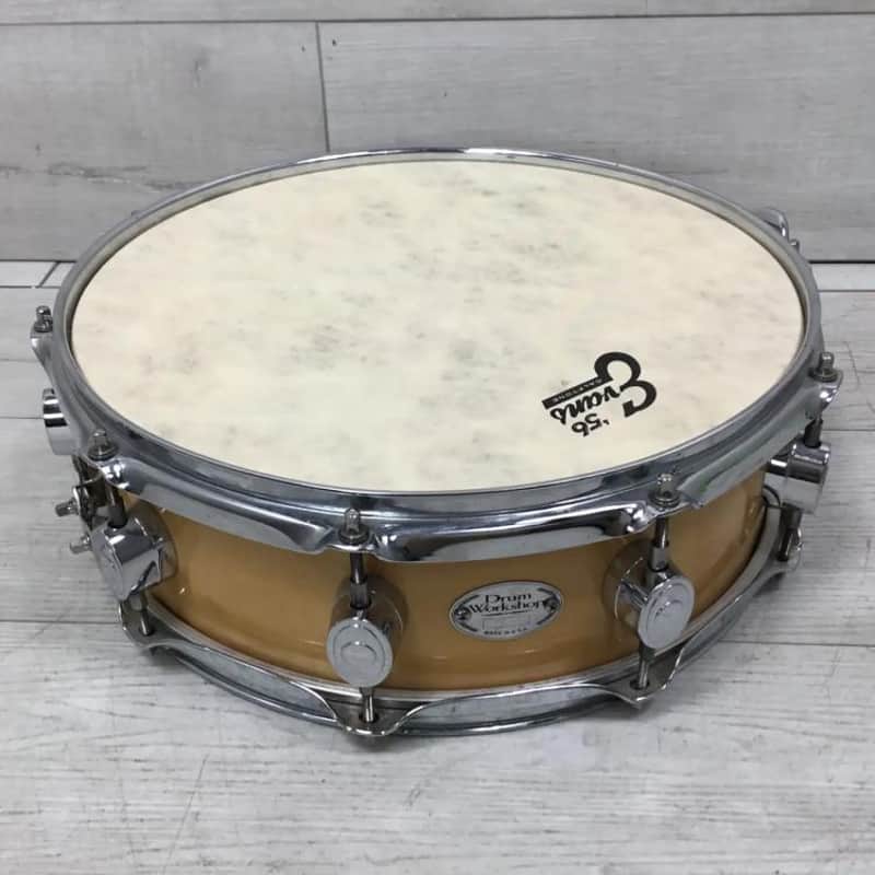 DW Drum Workshop USA Made 5" X 14" 7 Ply Maple Snare Drum image 1