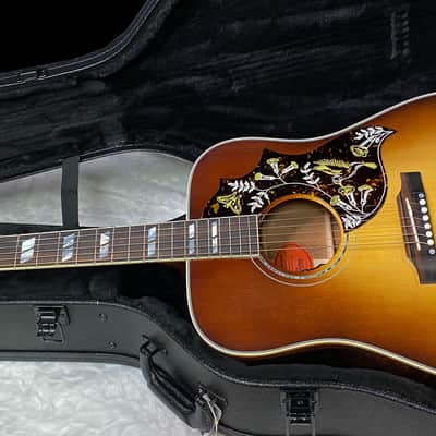 NEW! Gibson Custom Shop Hummingbird Koa/Carpathian Spruce Acoustic-Electric Guitar - Honeyburst - 4.6 lbs - Authorized Dealer! G06395 image 13