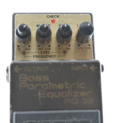 BOSS PQ-3B Bass Parametric Equalizer May 1991 Early Production Made in Taiwan image 3