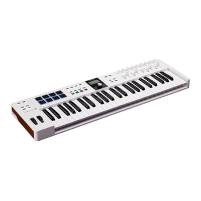 Arturia KeyLab Essential 49 mk3 MIDI Keyboard Controller with Custom DAW Scripts and 5 User Presets Tailored for FL Studio, Logic Pro, Ableton Live, Cubase, and Bitwig Studio (White) image 2