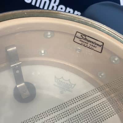 Slingerland - 1960s 5x14" White Marine Snare Drum. #140 , 8-Lug 3-Ply image 16