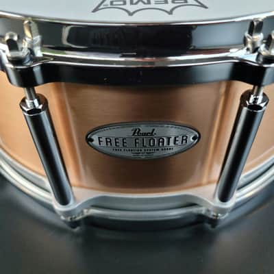 Pearl Free Floater Phosphor Bronze Snare Drum 6.5" × 14"(CLEARENCE) image 2