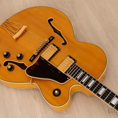 2003 Epiphone Elitist Byrdland Archtop, Near-Mint w/ Open Book Headstock, USA Pickups, Case & Tags, Japan Terada image 11