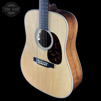 Used 2021 Martin Custom Shop 28 Style Dread VTS Adi/Highly Flamed Koa w/LR Baggs Anthem w/case TSU25221 image 10