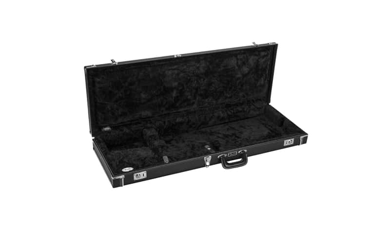 Fender Classic Series Wood Precision / Jazz Bass Case Black image 1