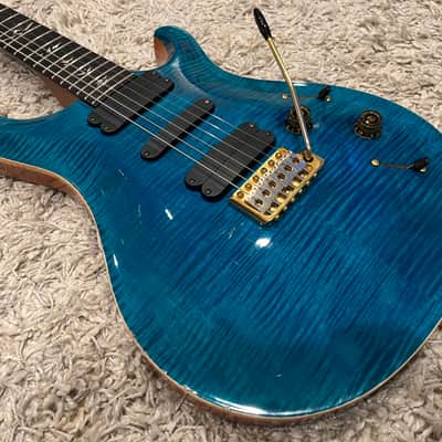 PRS 513 - Solid Brazilian Rosewood Neck - 2006 Blue Matteo image 3